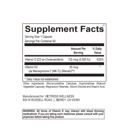 Vitamin D3 with K2 Capsule