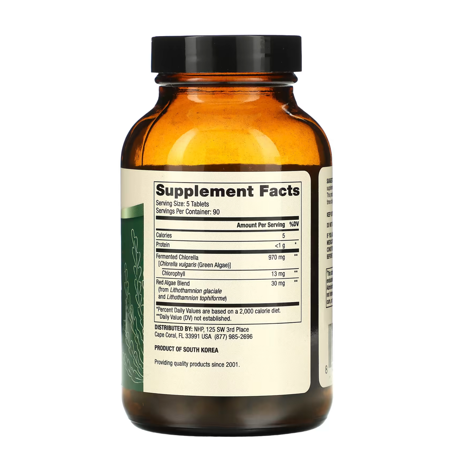 Fermented Chlorella with Chlorophyll