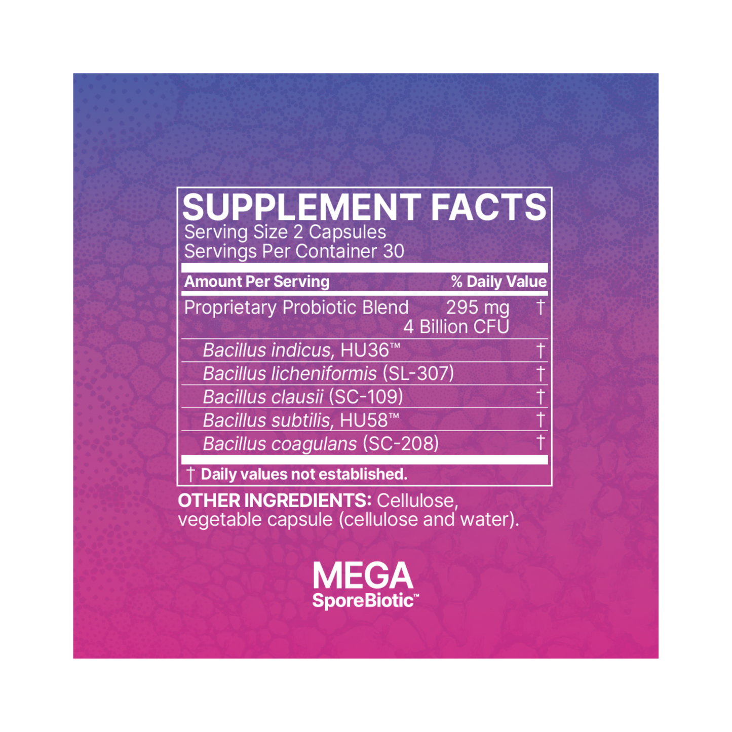 Megasporebiotic