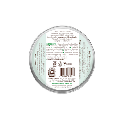 Eucalyptus Remedy Soothing Chest Rub