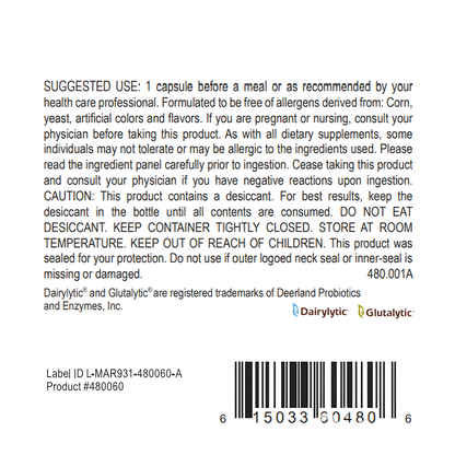 Dairy Gluten Support