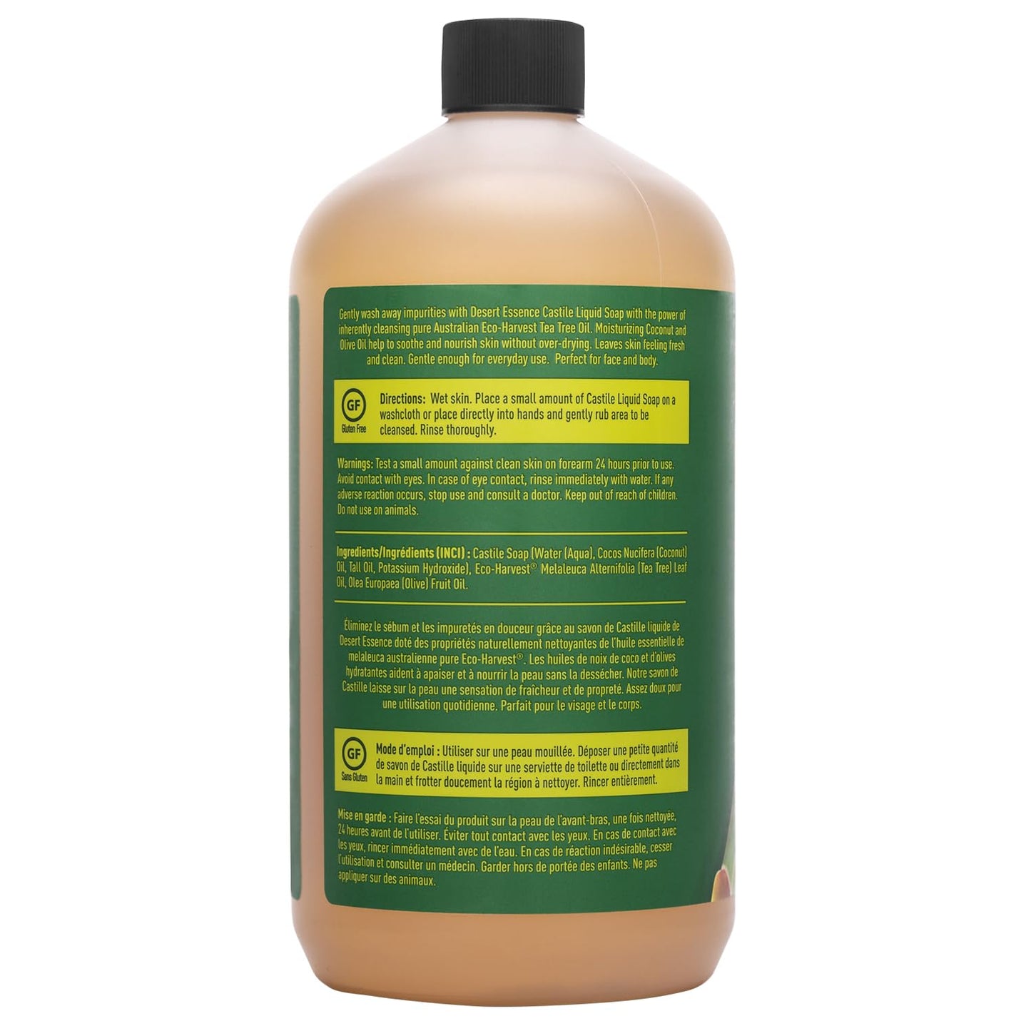 Liquid Castile Soap w/Tea Tree Desert Essence