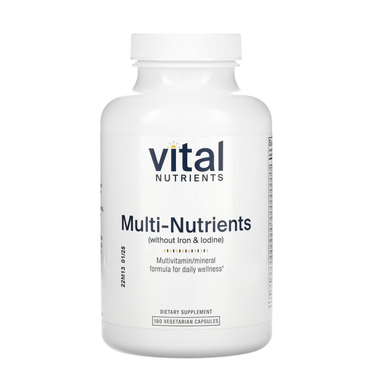 Multi-Nutrients NO Iron, NO iodine