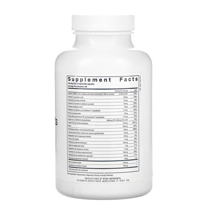 Multi-Nutrients NO Iron, NO iodine