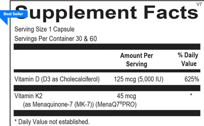 Vitamin D3 with K2 Capsule