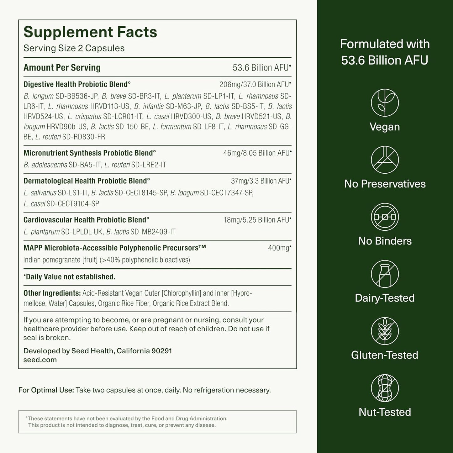 Seed DS-01 Daily Synbiotic